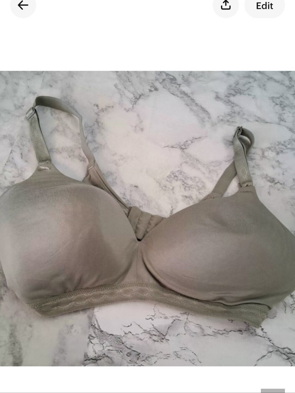 WARNER'S 38C  Soft Green Padded Bralette
